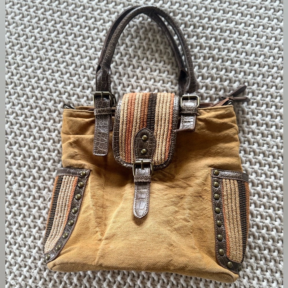Stylish Brown and Tan Women's Boho Bag
Handcrafted